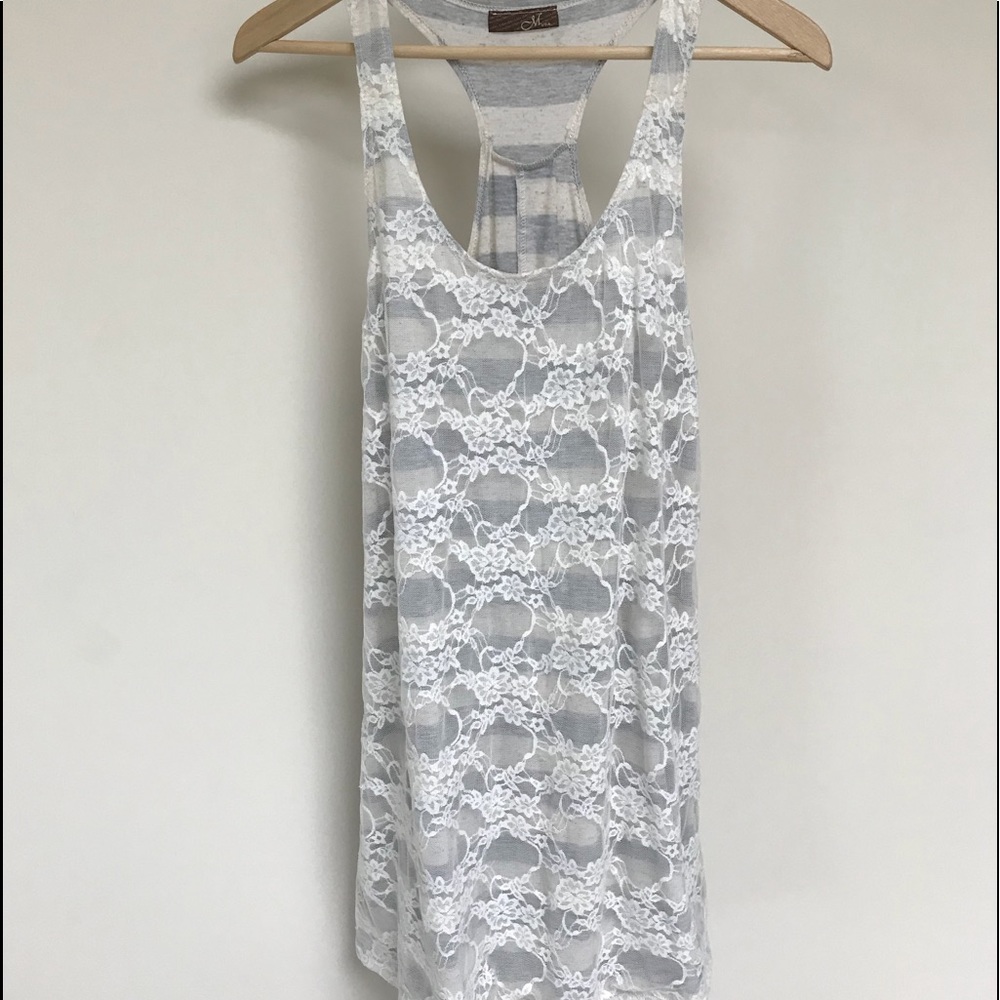M-USA Tank Dress/Swimsuit Coverup